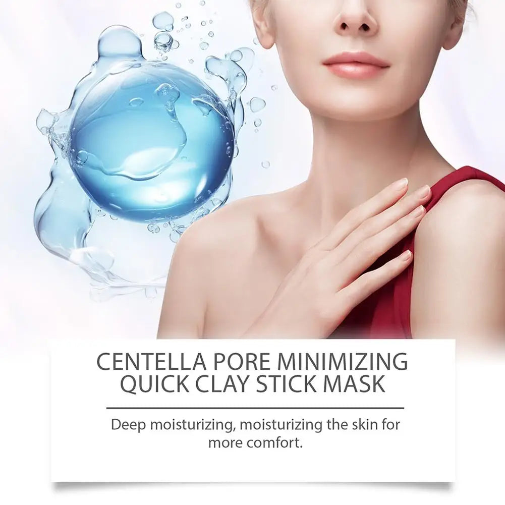 Centella Clay Stick Mask – 27g Hydrating, Pore Minimizing & Brightening Facial Skincare Stick