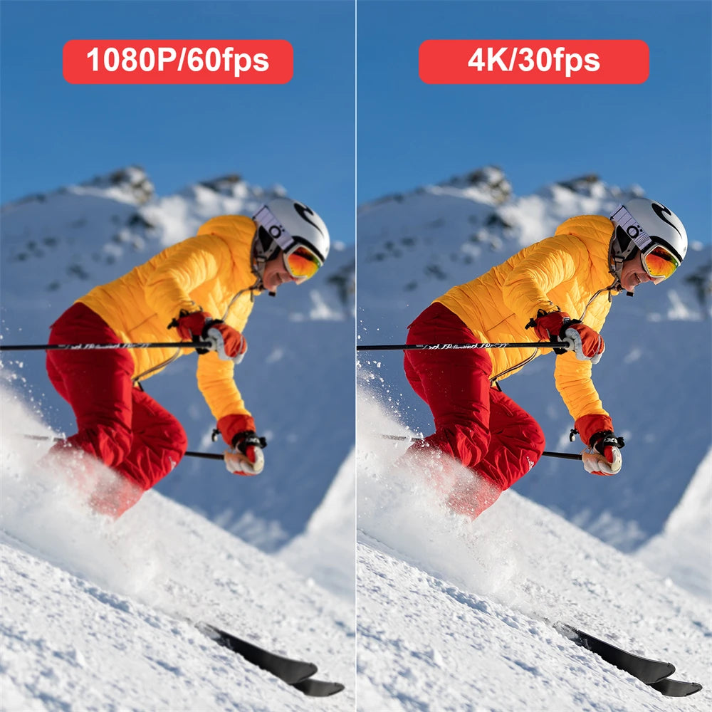 SJCAM C100 Plus 4K Action Camera – Mini Waterproof Sports Cam 30M, EIS Stabilization, WiFi, Helmet & Motorcycle Camera