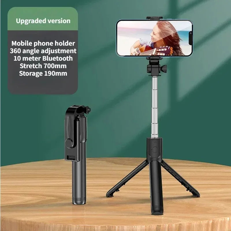 Wireless Selfie Stick Tripod with LED Light & Bluetooth Remote – Extendable Phone Stand for iPhone, Android & TikTok Live Streaming