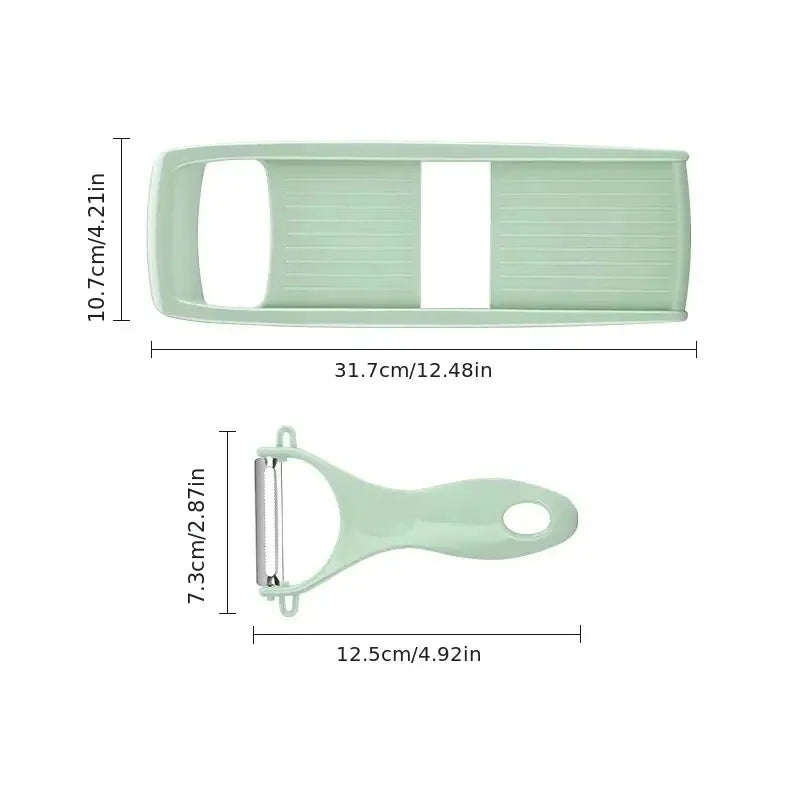 Multifunctional Vegetable Slicer Potato Julienne Grater with Handle