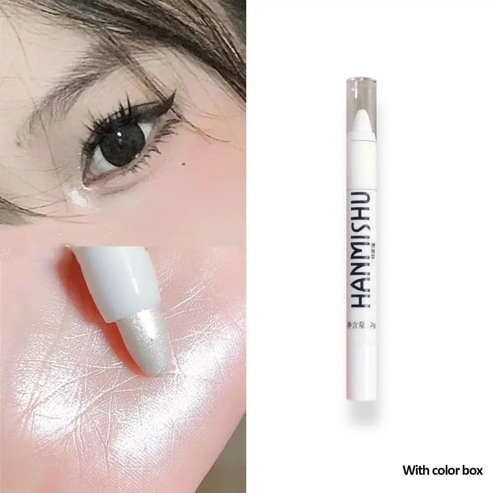 Shimmer Highlight Stick – Glitter White Eyeshadow Pencil for Bright & Dazzling Eyes