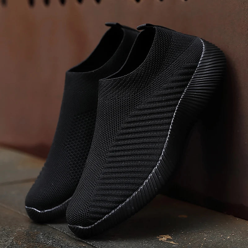 New Pink Women’s Sneakers – Comfortable Breathable Slip-On Casual Flats