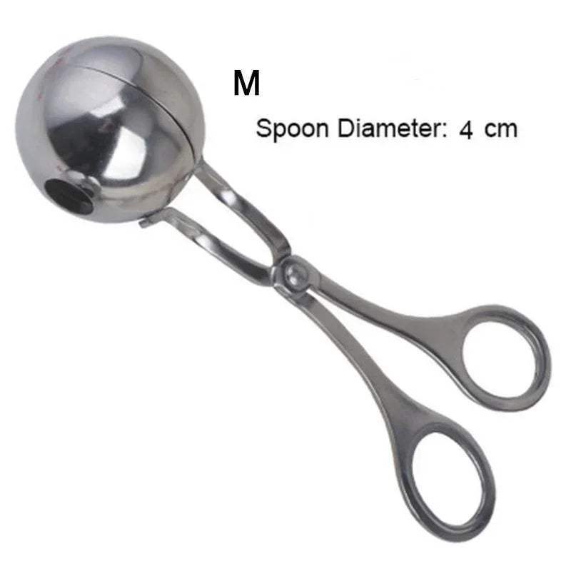 Stainless Steel Meatball & Rice Ball Maker – Non-Stick Shaper