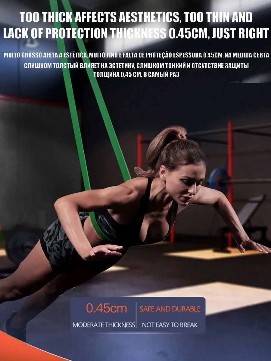 Resistance Bands Pull Up Assist Powerlifting Bands – Fitness Training & Home Workouts for Men & Women