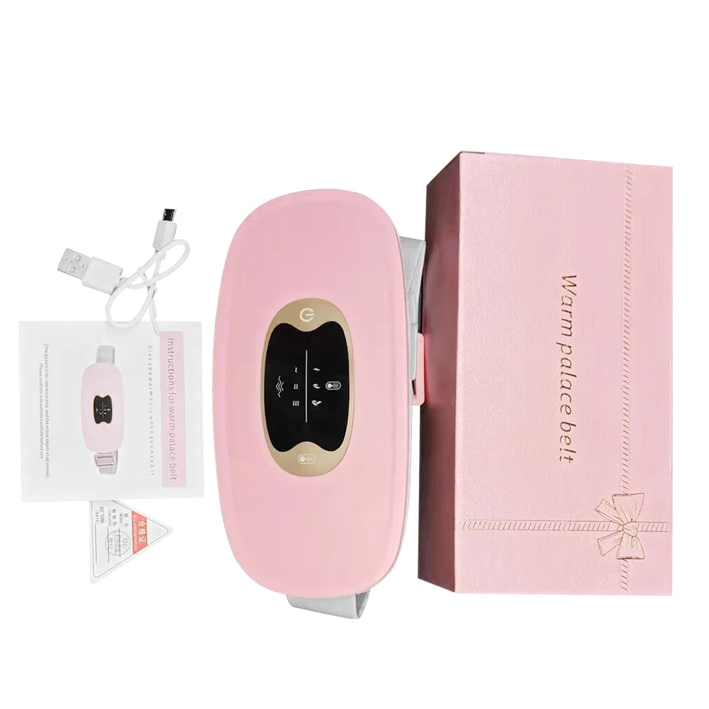 Rechargeable Heated Menstrual Waist Massager for Women