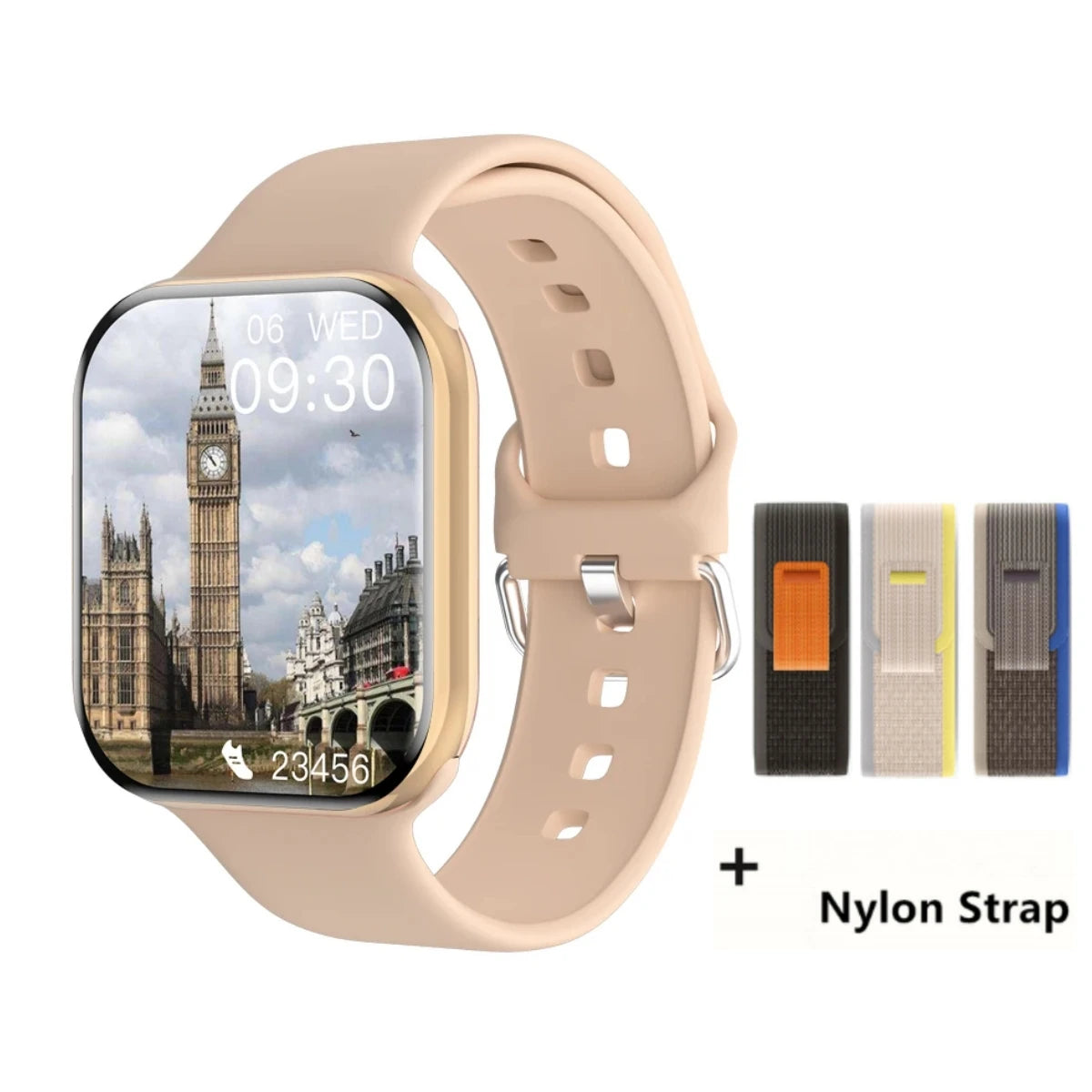 2025 GPS Smart Watch Series 10 for Women & Men – Bluetooth Call, Heart Rate, Blood Pressure, Fitness Smartwatch Compatible with Apple Watch