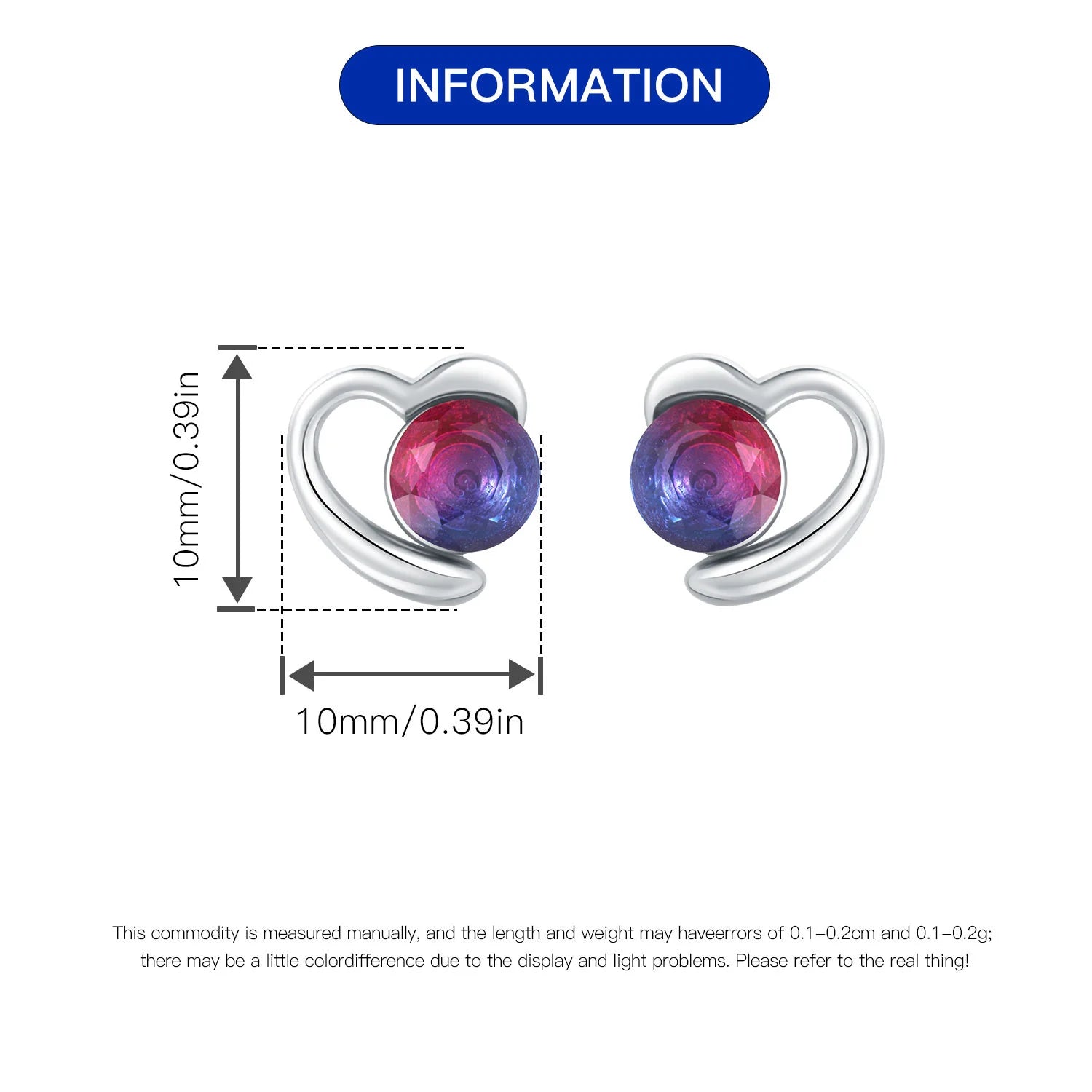 925 Sterling Silver Pink Heart Bow Stud Earrings – Elegant Gift for Women