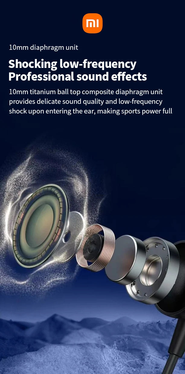 Xiaomi MijiaI BS09 ENC Bluetooth 5.3 Neckband Earphones – HiFi Stereo Wireless Sport Headphones