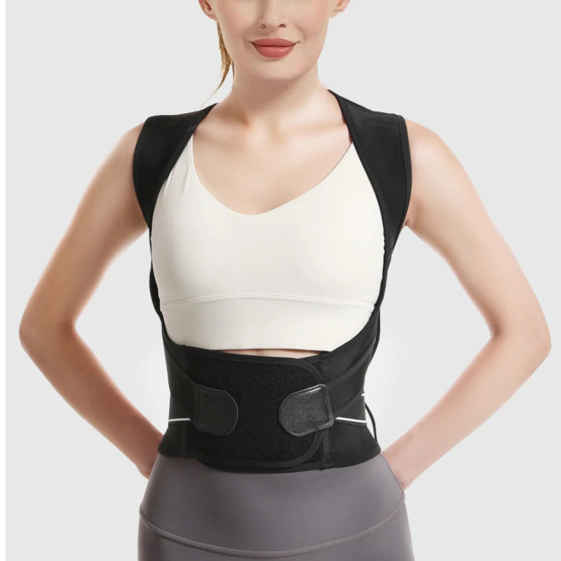 Adjustable Shoulder & Back Posture Corrector for Adults