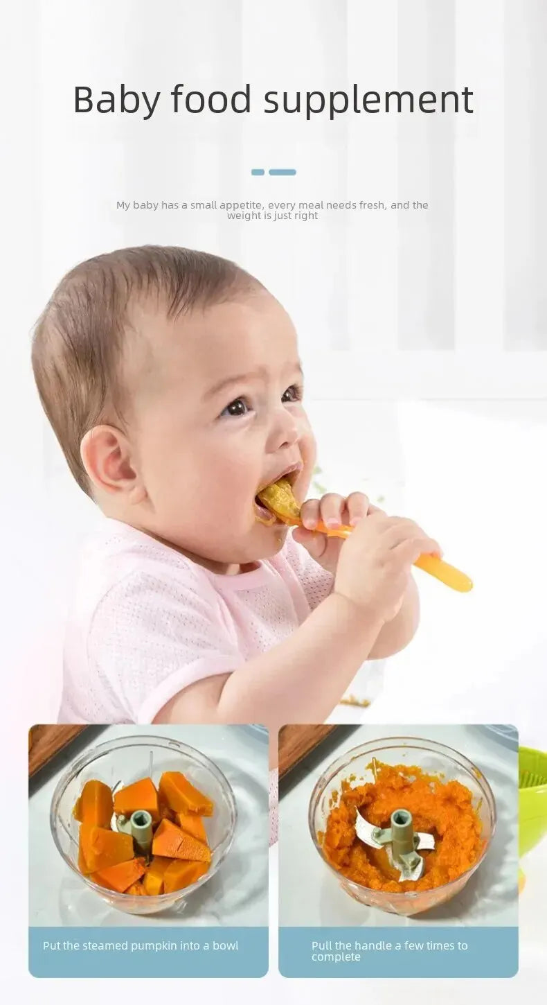 Manual Ginger & Garlic Grinder – Multifunctional Vegetable & Meat Cutter