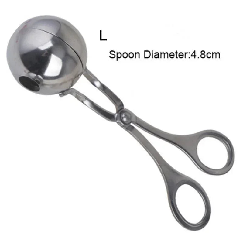 Stainless Steel Meatball & Rice Ball Maker – Non-Stick Shaper