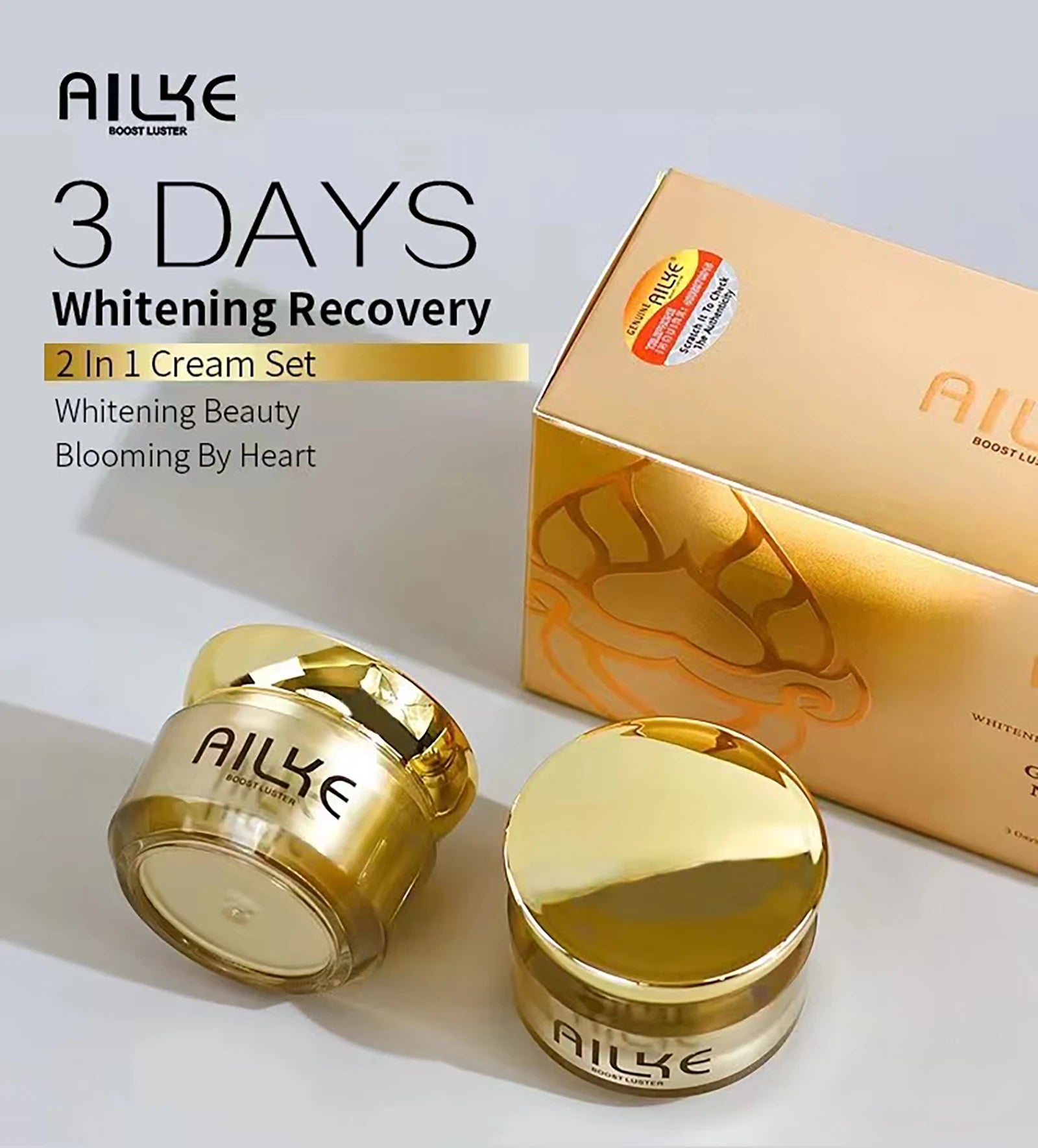 AILKE Dark Spot Corrector Facial Cream – Hydrating, SPF35+, Korean Skin Brightening & Anti-Sunburn