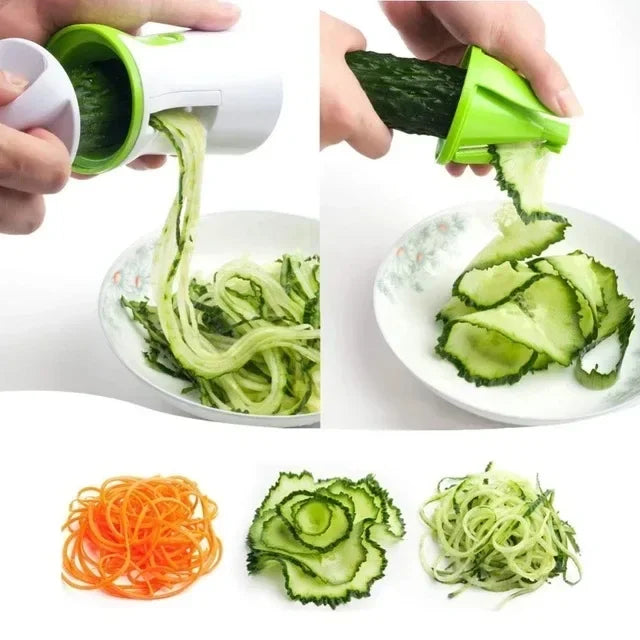 LMETJMA Heavy Duty Spiralizer – Vegetable & Zucchini Noodle Maker