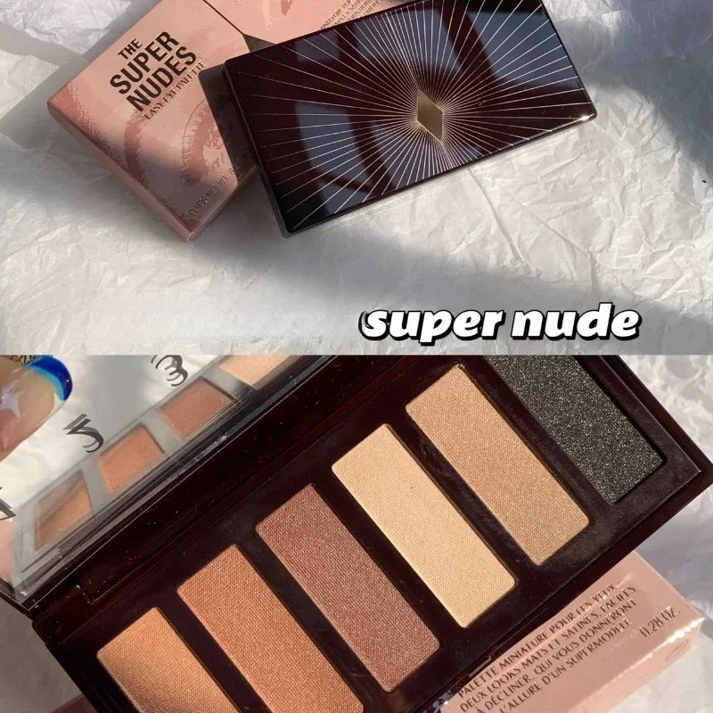 C/T Super Nude Matte 6-Color Eyeshadow Palette – Contouring & Slimming Makeup Tray