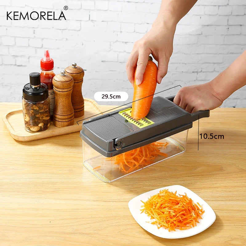 14/16-in-1 Multifunctional Vegetable Chopper & Kitchen Slicer