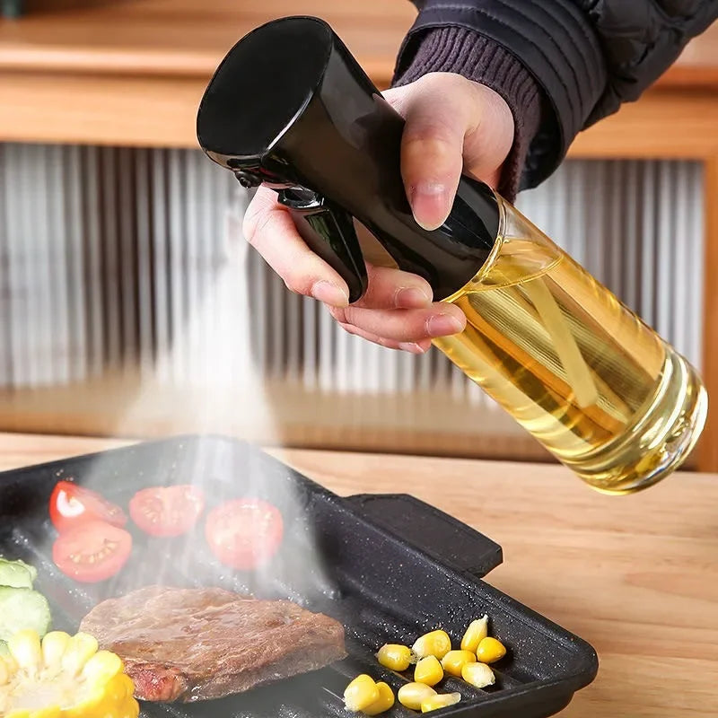 Oil Spray Bottle for Cooking – Refillable Olive Oil Dispenser