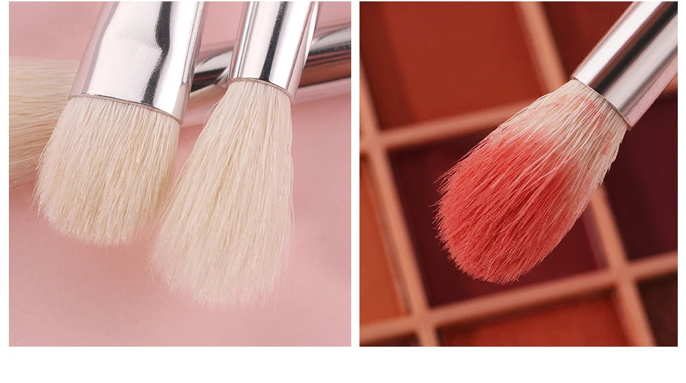 BEILI Black Makeup Brush Set – Professional Natural Goat Hair Brushes for Foundation, Powder & Eyeshadow