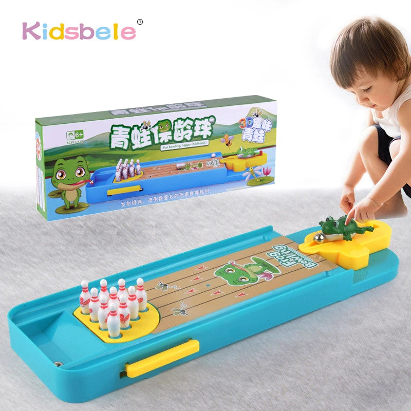 Mini Desktop Bowling Game – Interactive Table Sports Toy for Kids & Family