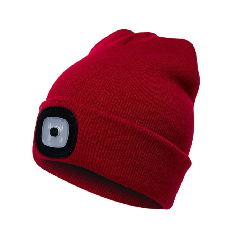 LED Beanie™- Knitted Hat with LED Light