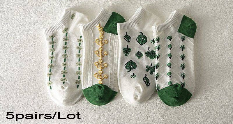 Retro Lace Socks™- Harajuku Embroided Lolita Socks