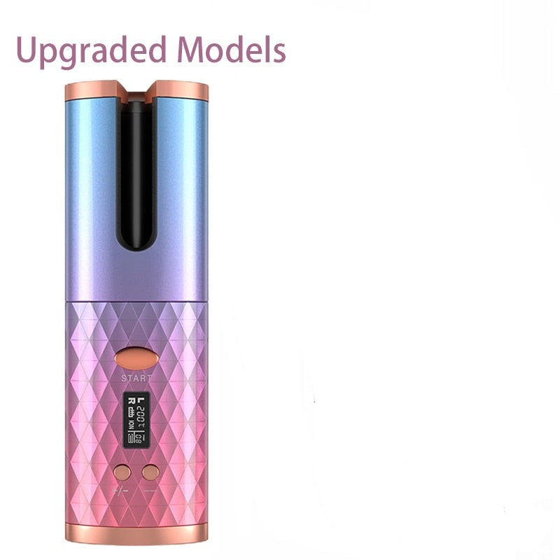 The Curly ™- Wireless USB Rechargeable Auto Rotat Ceramic Hair Curler