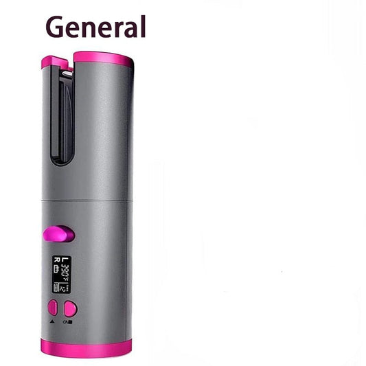 The Curly ™- Wireless USB Rechargeable Auto Rotat Ceramic Hair Curler