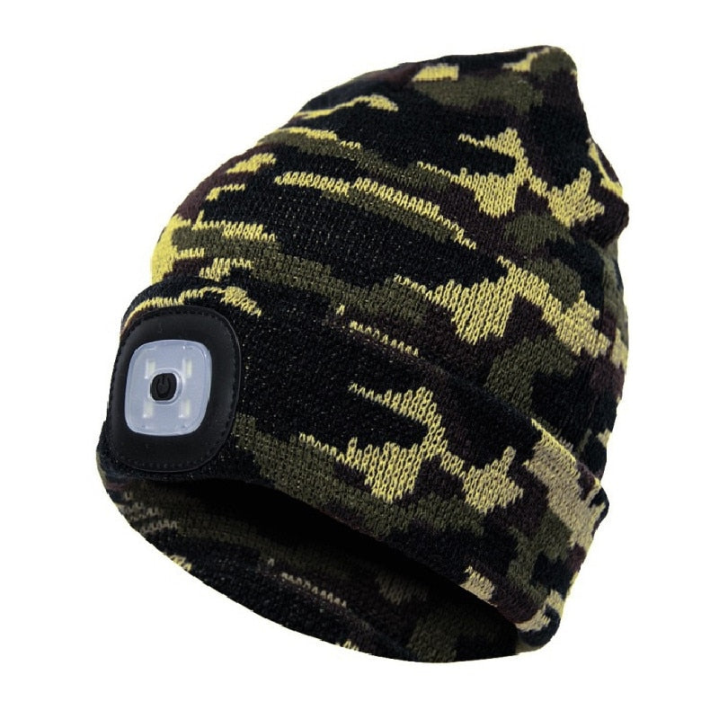 LED Beanie™- Knitted Hat with LED Light