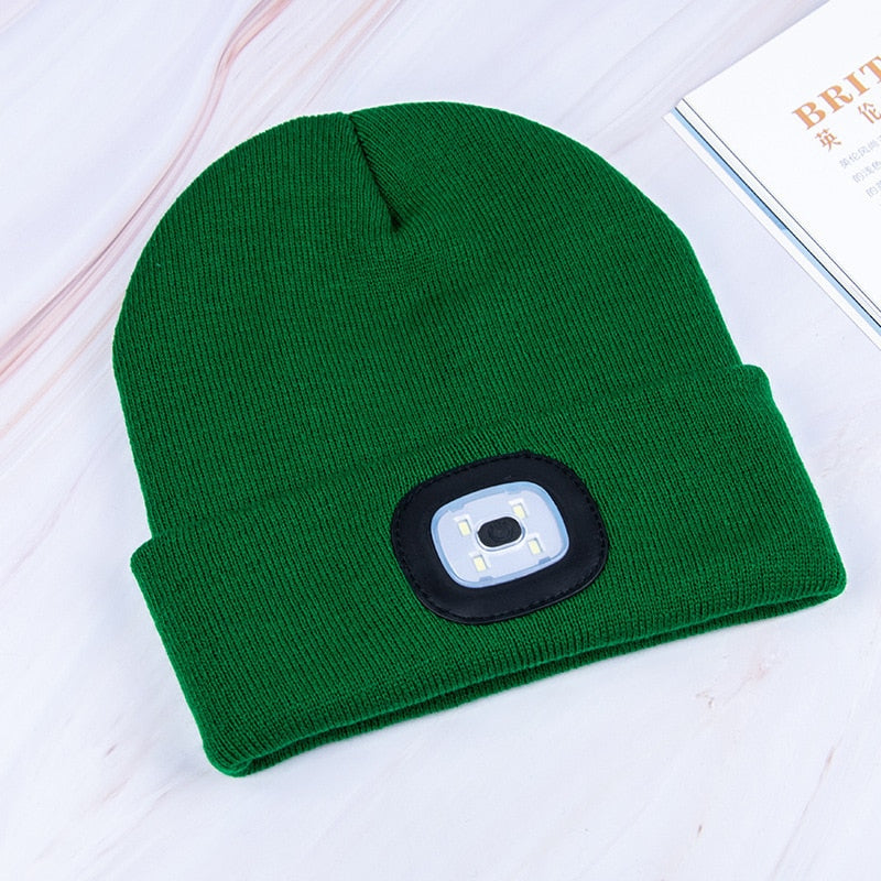 LED Beanie™- Knitted Hat with LED Light