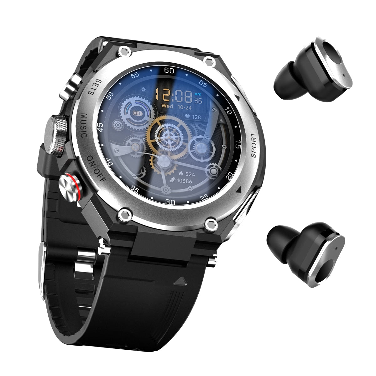 Wristbuds ™- Smartwatch with Earbuds Bluetooth