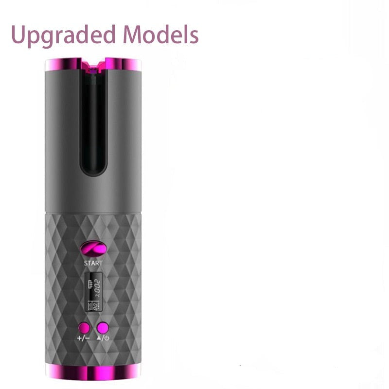 The Curly ™- Wireless USB Rechargeable Auto Rotat Ceramic Hair Curler