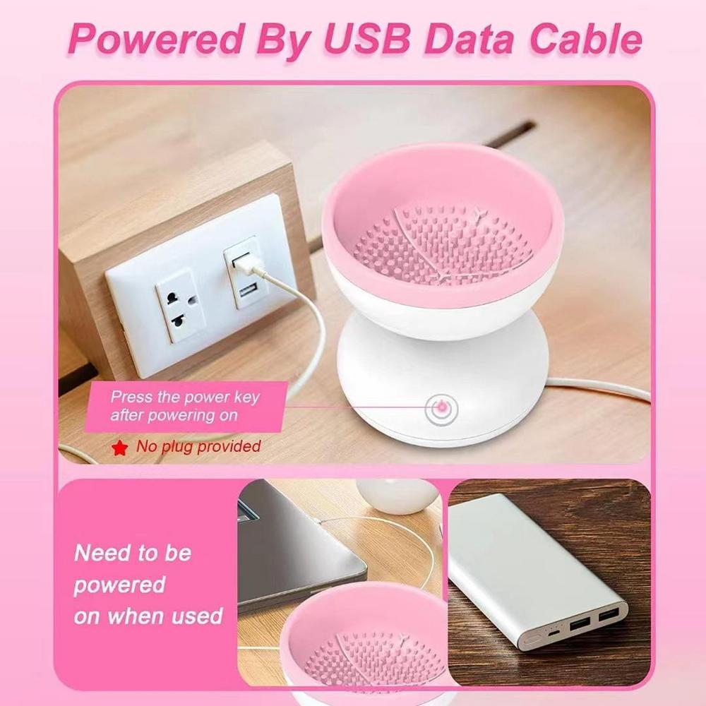 Swirl  Cleaner ™- USB Automatic Cosmetic Brush Cleaner