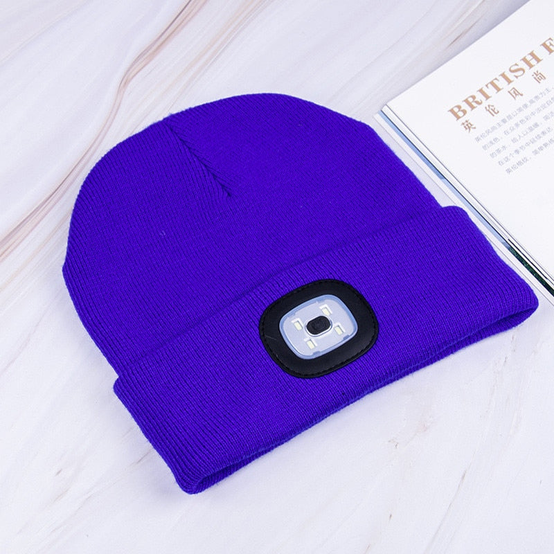 LED Beanie™- Knitted Hat with LED Light