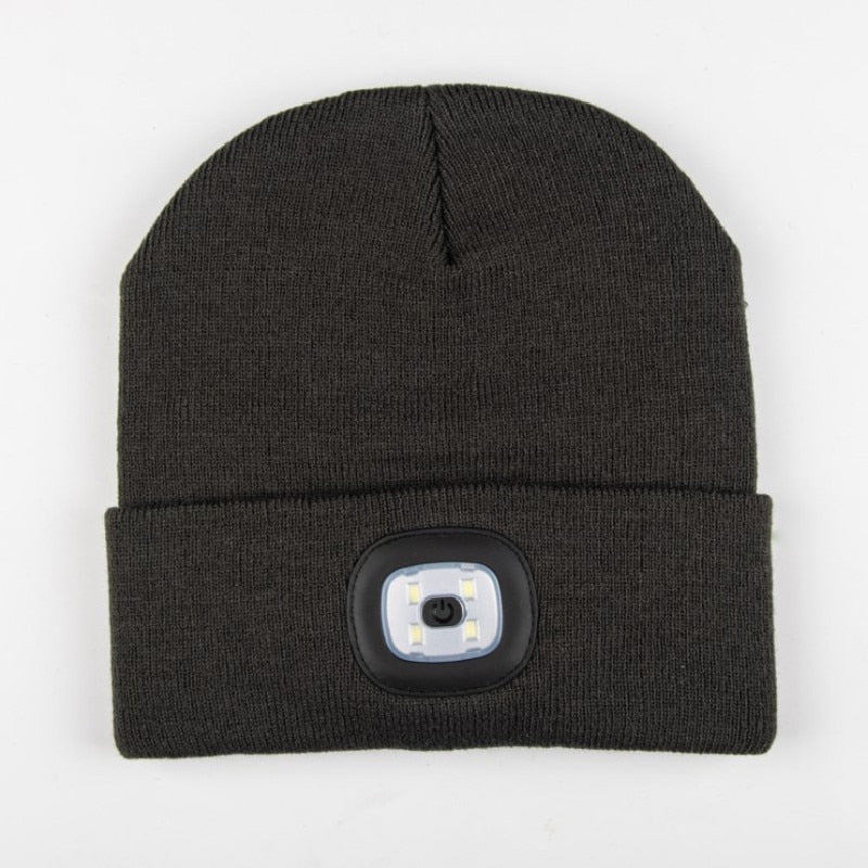 LED Beanie™- Knitted Hat with LED Light