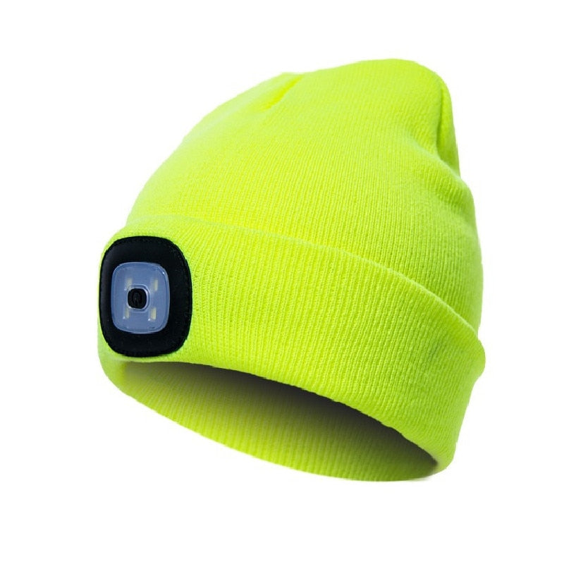 LED Beanie™- Knitted Hat with LED Light