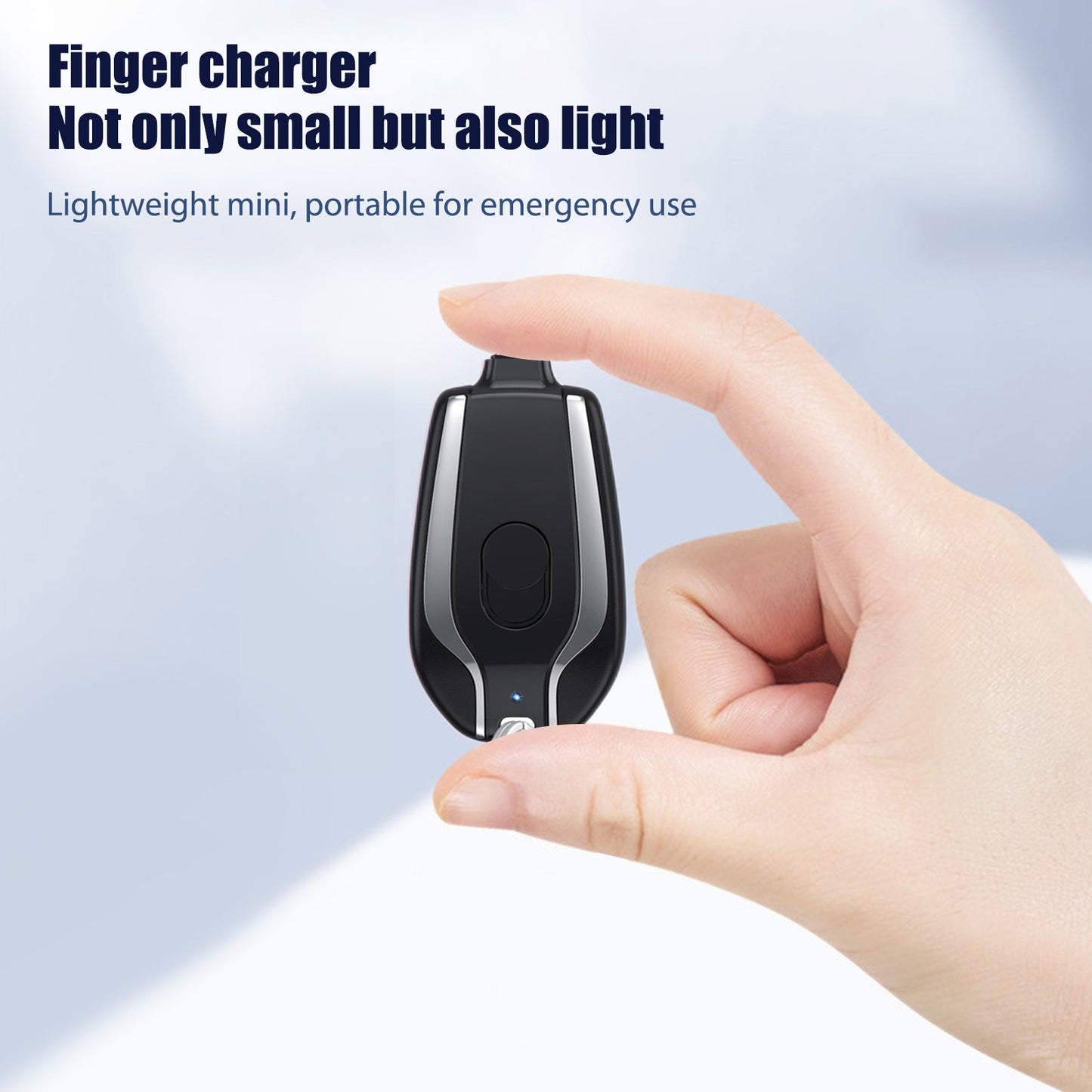 Pocket Power ™- Emergency Keychain  Phone Charger