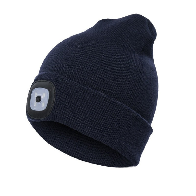 LED Beanie™- Knitted Hat with LED Light