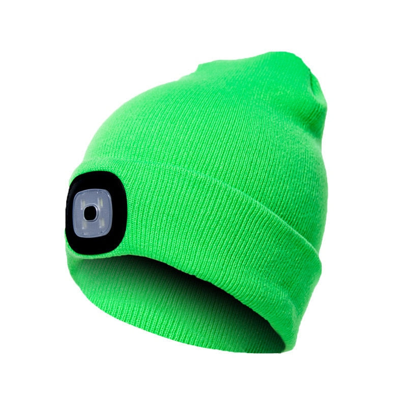 LED Beanie™- Knitted Hat with LED Light